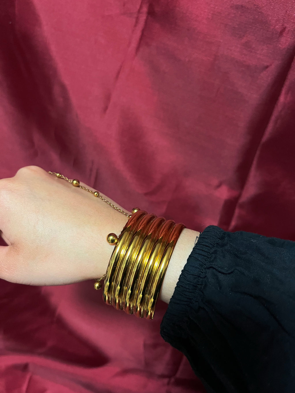 AMINA | Striped Cuff