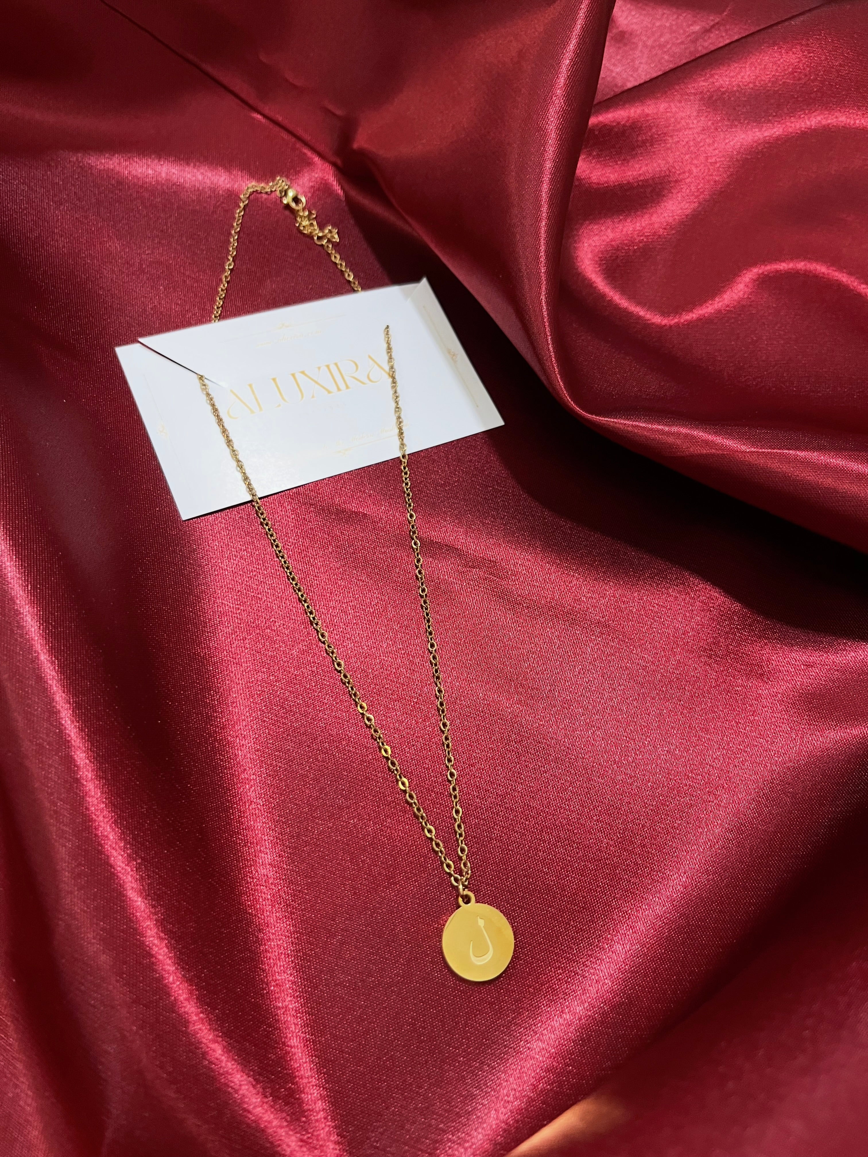 Arabic Initial Necklace