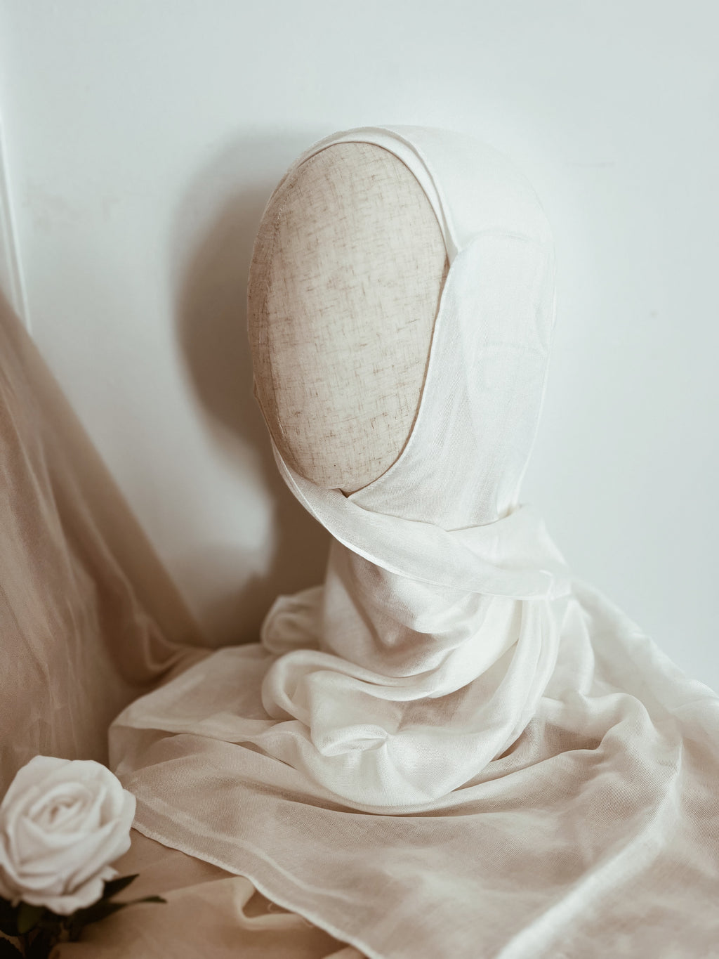 IVORY Modal Hijab Set