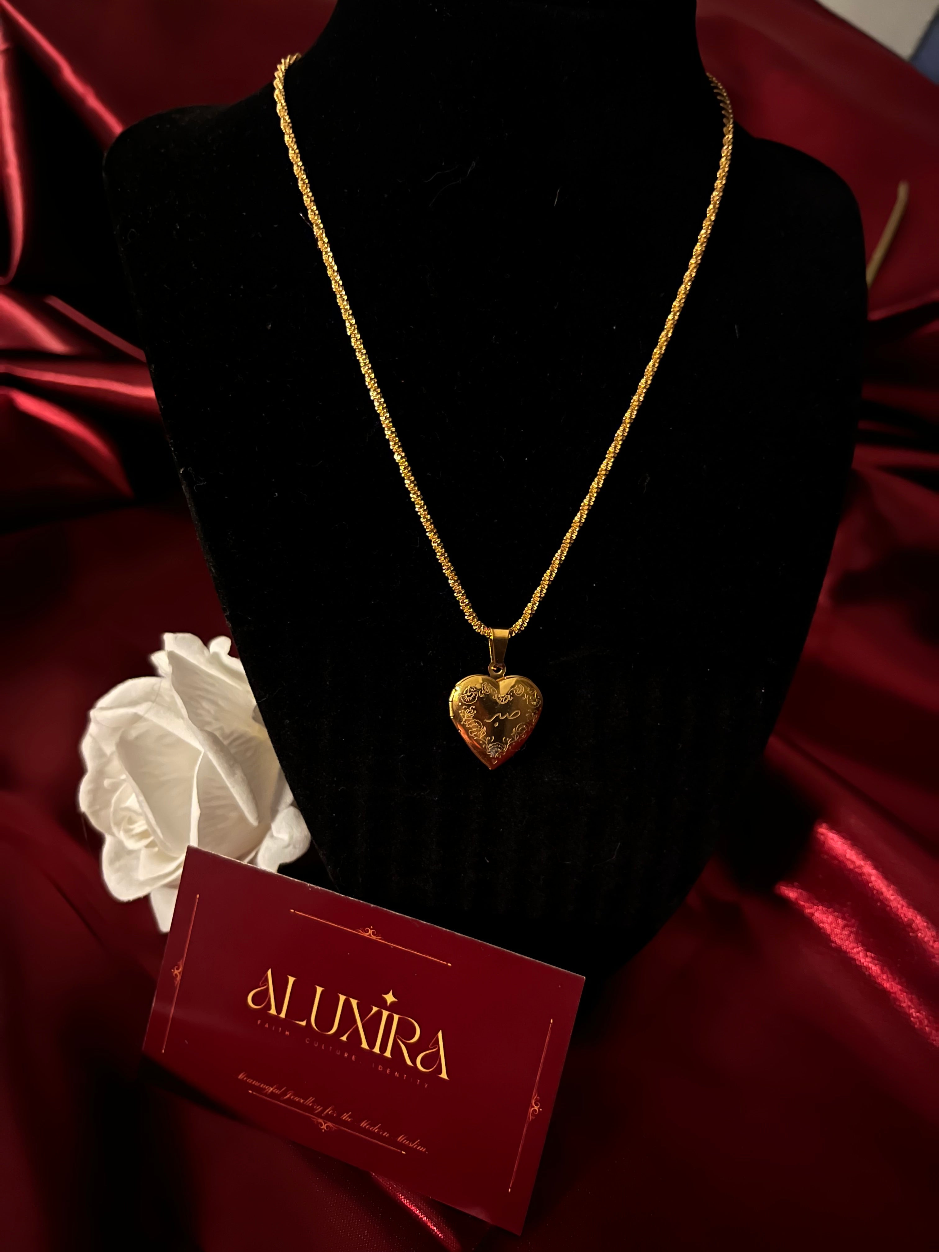 SABR | Patience Heart Locket