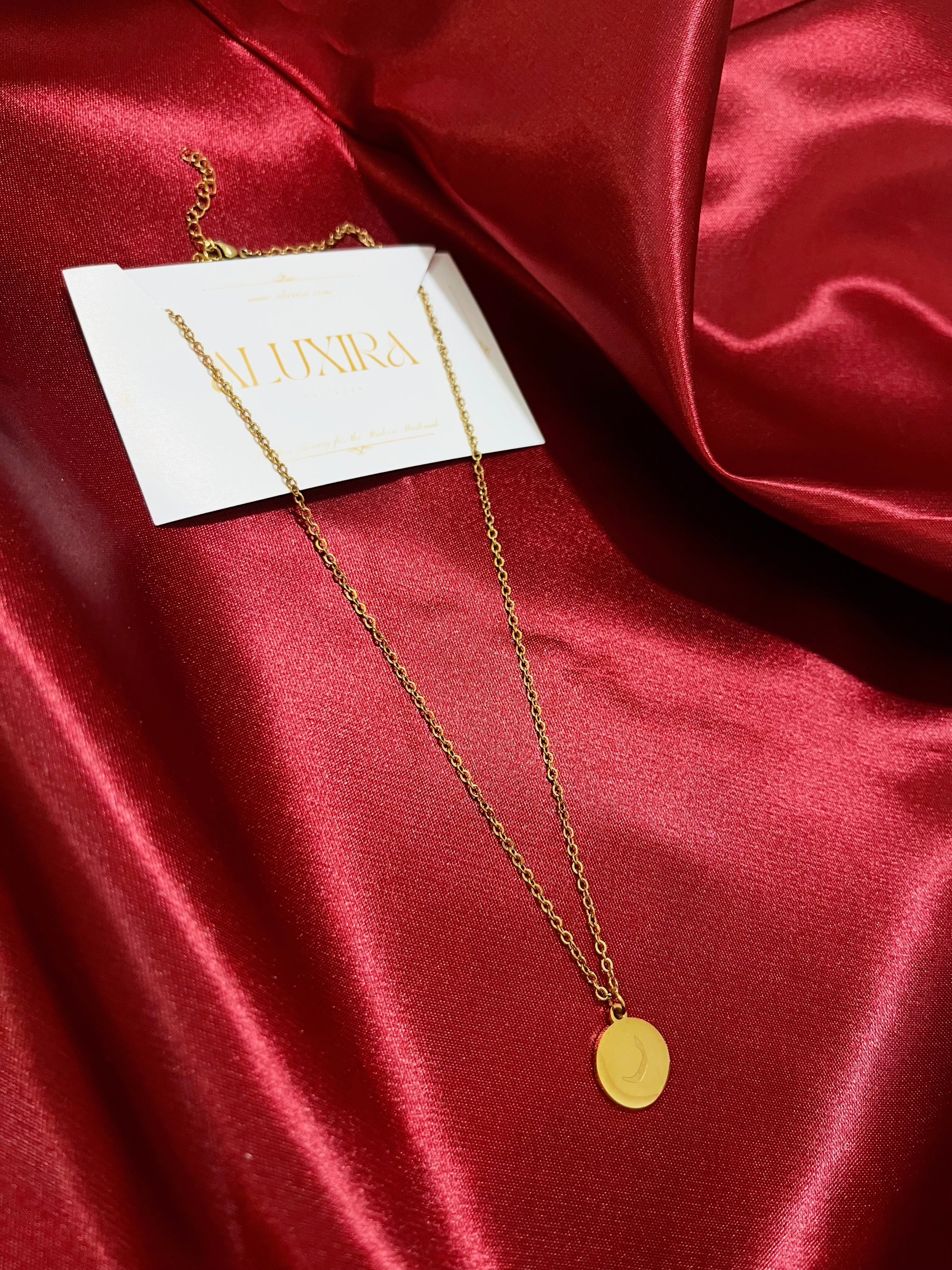 Arabic Initial Necklace