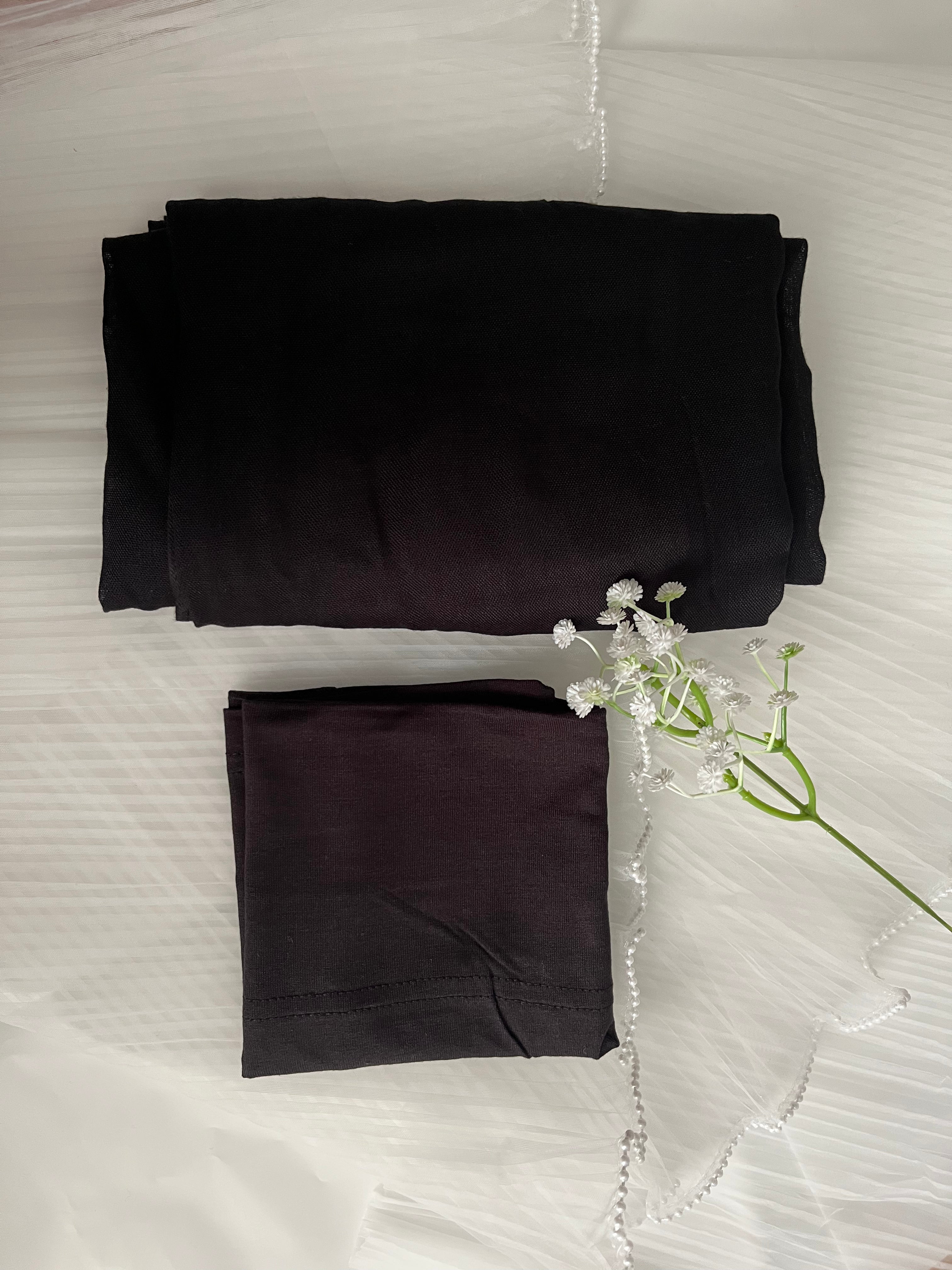 MIDNIGHT Modal Hijab Set